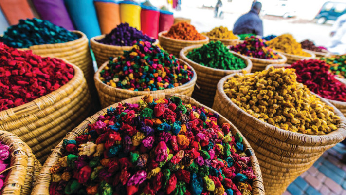 שוק תבלינים במרקש 