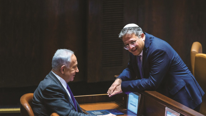 Ben Jaber e Netanyahu (Foto: Olivier Fitoussi Flash 90)