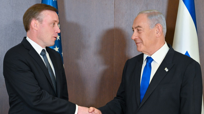 נתניהו וסאליבן (צילום: קובי גדעון לע''מ)