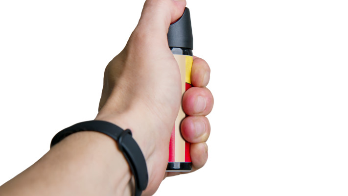 גז מדמיע, גז פלפל, אילוסטרציה