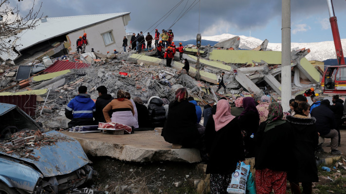 רעידת אדמה בטורקיה (צילום: REUTERS/Dilara Senkaya)