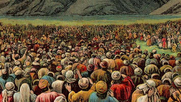 מעמד הר סיני. איור משנת 1907