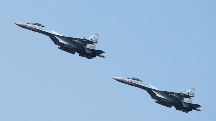מטוס קרב Su-35 הרוסי (צילום: REUTERS/Maxim Shemetov)