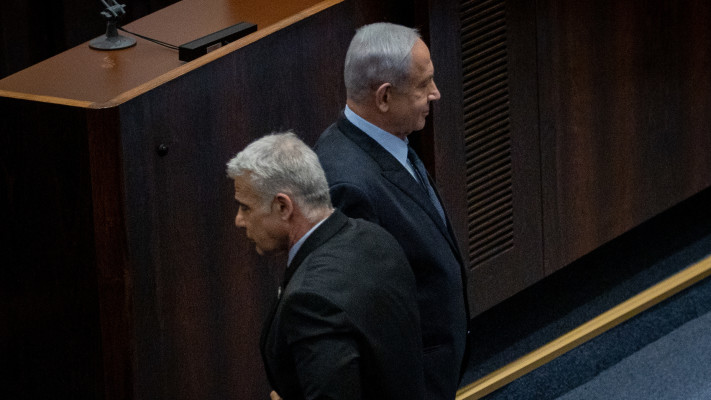 נתניהו ולפיד  (צילום: אורן בן חקון, פלאש 90)