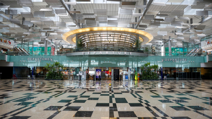 נמל התעופה הבינלאומי של סינגפור (צילום: REUTERS/Edgar Su)