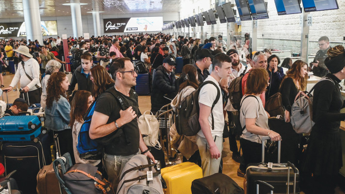 עומס בנתב''ג