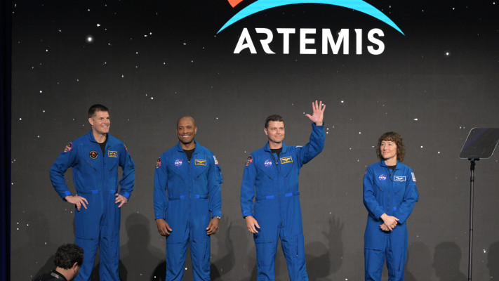 נאס''א חשפו את האסטרונאוטים שישתתפו במשימת ארטמיס 2 (צילום: NASA/James Blair)