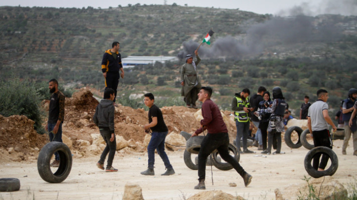 עימותים בין פלסטינים וכוחות צה''ל בשטחים