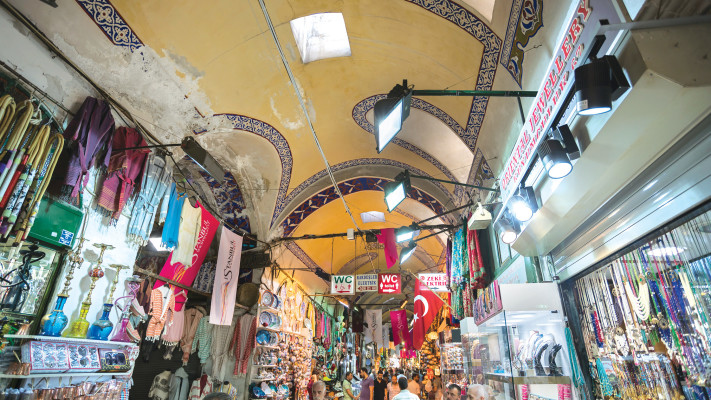 Un marché en Turquie, limitant le commerce avec Israël (Photo : Eng Image)
