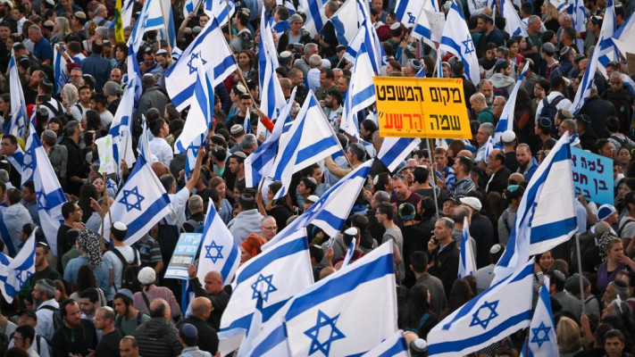 המחאה בעד הרפורמה המשפטית