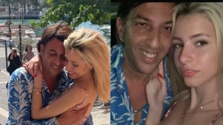 השדרן אליקו ובת זוגו לירז ארז (צילום: צילום מסך אינסטגרם)