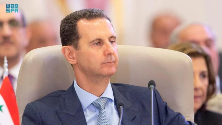 נשיא סוריה לשעבר בשאר אסד (צילום:  Saudi Press Agency/Handout via REUTERS)