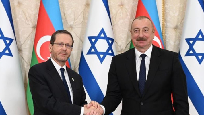 אילהם אלייב ויצחק הרצוג (צילום: חיים צח לע''מ)