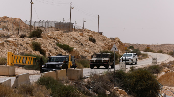 גבול מצרים (צילום: REUTERS/Amir Cohen)