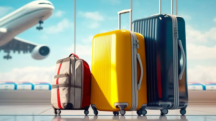 מזוודות בנמל תעופה. אילוסטרציה