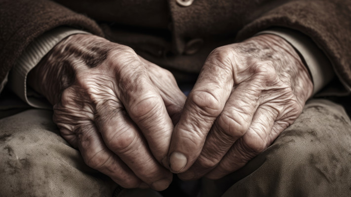 זקנה, אילוסטרציה