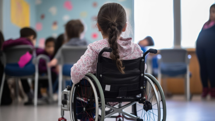 ילדה עם מוגבלות, אילוסטרציה