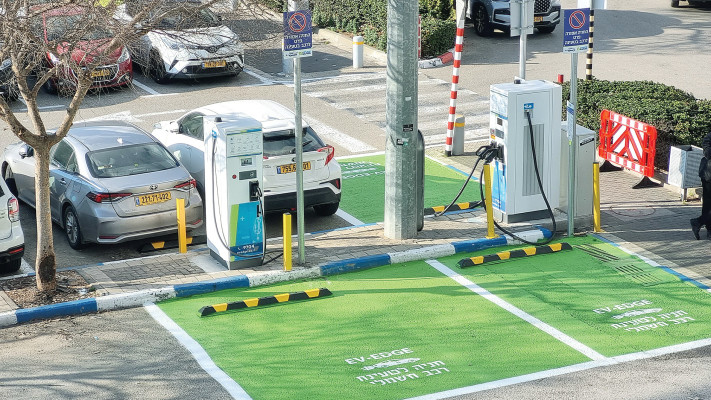 עמדת טעינה EV-Edge מתחם גזית יקנעם