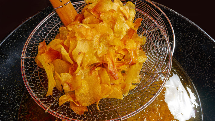 טיגון בשמן עמוק, אילוסטרציה