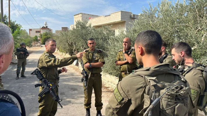 הערכת מצב של צה''ל ביהודה ושומרון (צילום: דובר צה''ל)