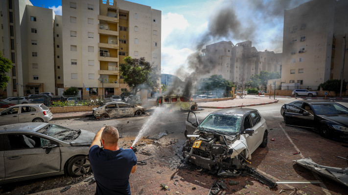 פגיעת רקטה באשקלון