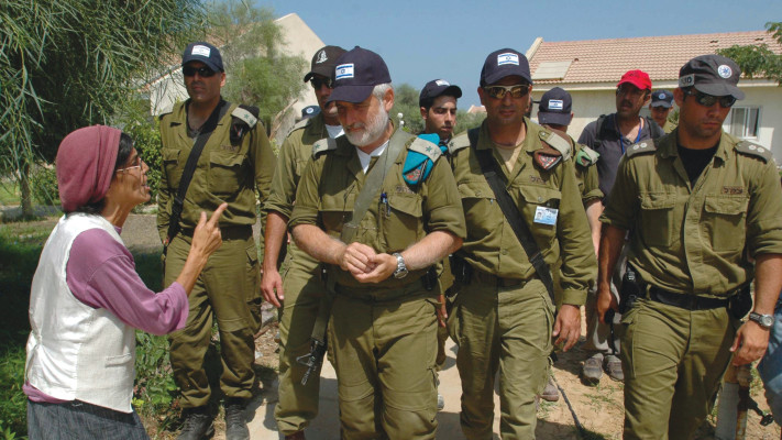 פינוי היישוב נצרים בגוש קטיף  (צילום: ארכיון נתי שוחט, פלאש 90)