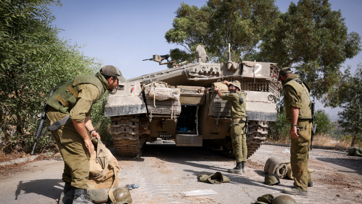 חיילי צה''ל בגבול לבנון