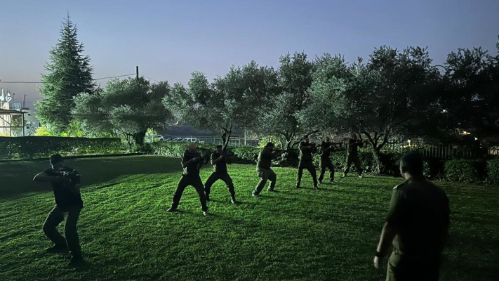 אימון של כיתת הכוננות בחורפיש בחודש אוקטובר