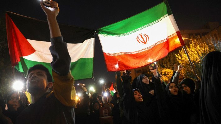הפגנות נגד ישראל באיראן (צילום: Majid Asgaripour/WANA (West Asia News Agency) via REUTERS)