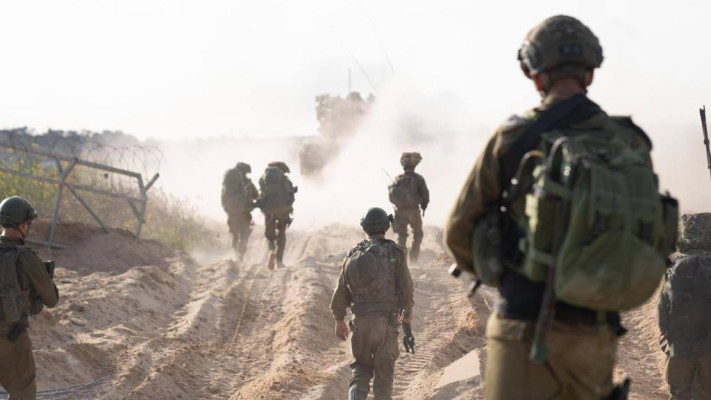 כוחות צה''ל במהלך הלחימה בעזה (צילום: דובר צה''ל)