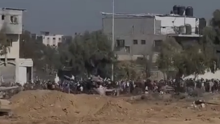 עזתים נעים מצפון לדרום הרצועה 