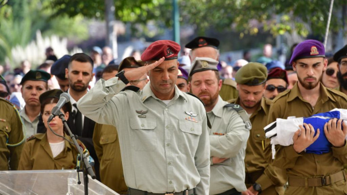 הלווייתו של אלוף משנה אסף חממי ז''ל