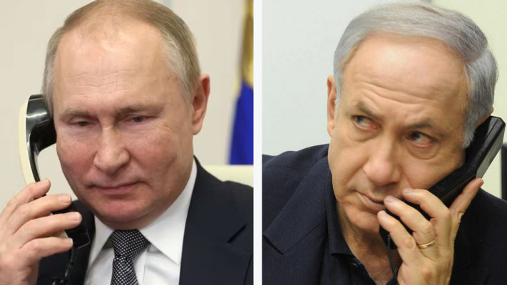 פוטין, נתניהו