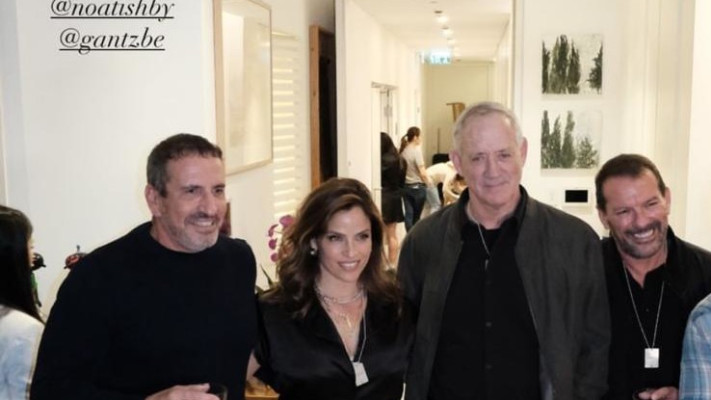 בני גנץ, נועה תשבי, איל וולדרמן (צילום: צילום מסך מתוך האינסטגרם)