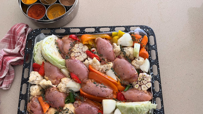 פרגיות לפני אפייה