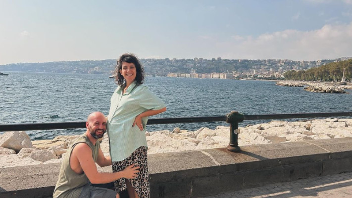 מאי ומשה מבשרים על ההריון המרגש (צילום: צילום מסך אינסטגרם)