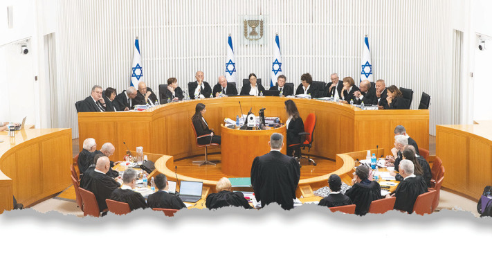 בג''ץ בדיון בחוק ביטול עילת הסבירות (צילום: אלכס קולומויסקי)