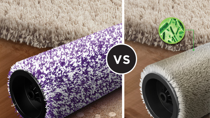 לוחצים על הכפתור המסמן שטיח והשואב החכם שלנו יעבור למוד שטיח בהתאם