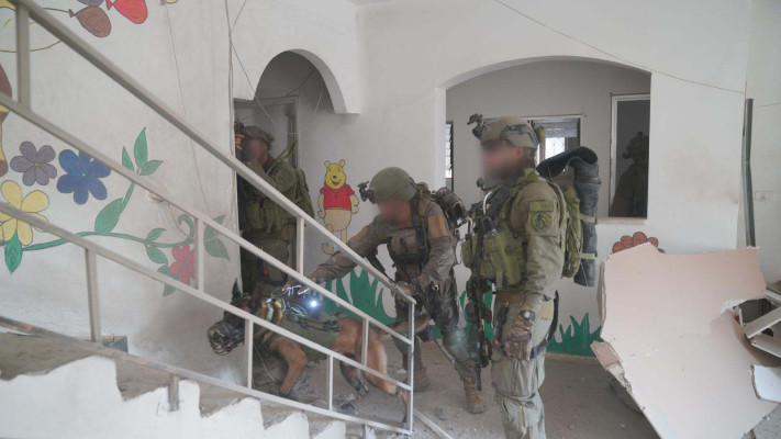 כוחות צה''ל בחאן יונס (צילום: דובר צה''ל)