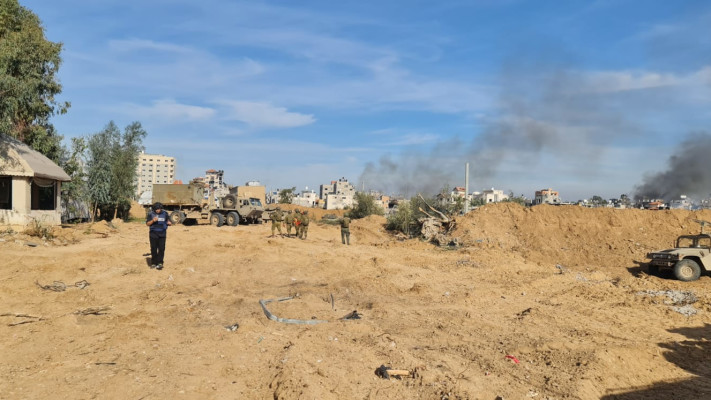 זירת האירוע לפני הפיצוץ באל-בורייג'