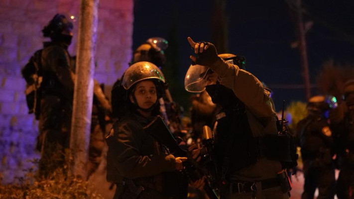 פעילות שוטרי מחוז ירושלים ולוחמי מג״ב במזרח ירושלים