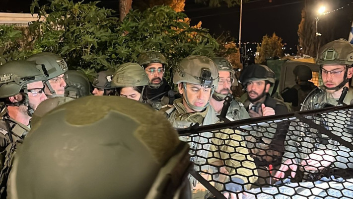 כוחות צה''ל בזירת הפיגוע בהר חברון  (צילום: שימוש לפי סעיף 27א')