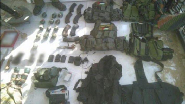 אמל''ח שנתפס ברצועת עזה