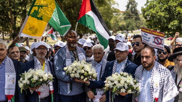 נציגי חמאס בביקור בדרום אפריקה (צילום: רשתות חברתיות)