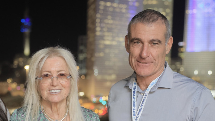 גידי מרק, מרים אדלסון (צילום: עוז שכטר)