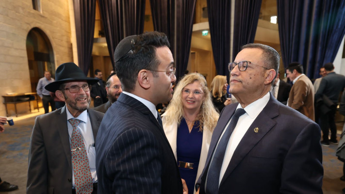 משה ליאון, עופר חדד (צילום: שלומי כהן,באדיבות: איציק אוחנה והרבנית של האינסטגרם)