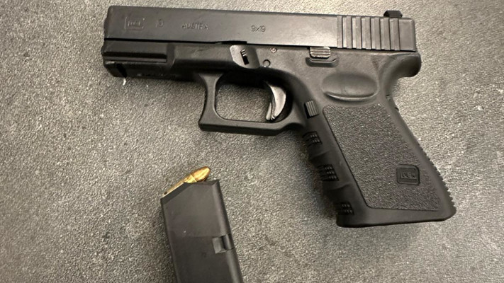 הנשק שנתפס בידי העבריינים