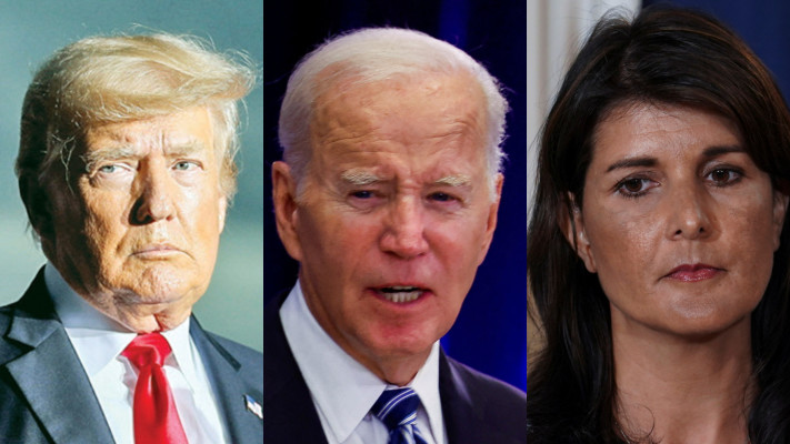 ניקי היילי, ג'ו ביידן, דונלד טראמפ