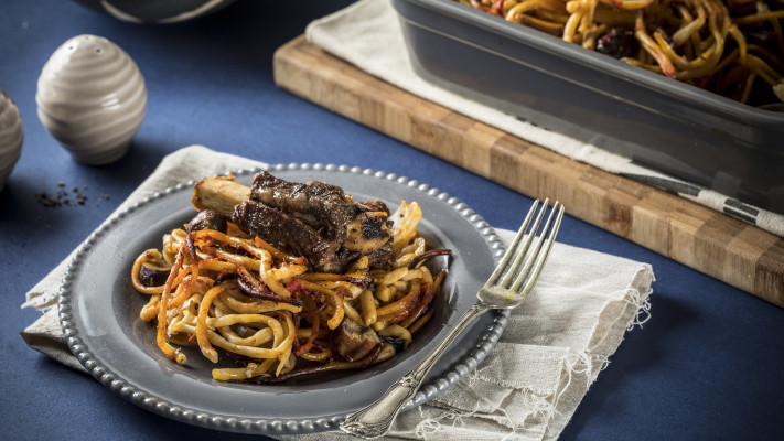 חמין מקרוני עם אסאדו באדיבות ברילה