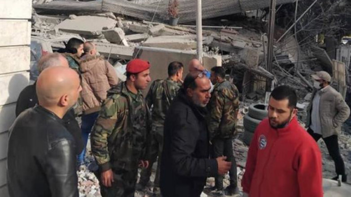 נזק התקיפה בדמשק